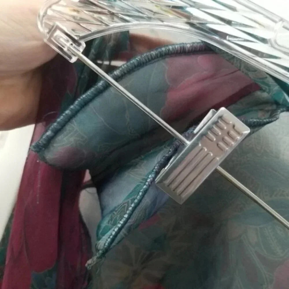 Vintage Linda For La Senza Floral Long Kimono  Robe Semi Sheer - Picture 9 of 14